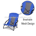 Bimart outdoor steel folding beach chair with PVC coating oxford fabric